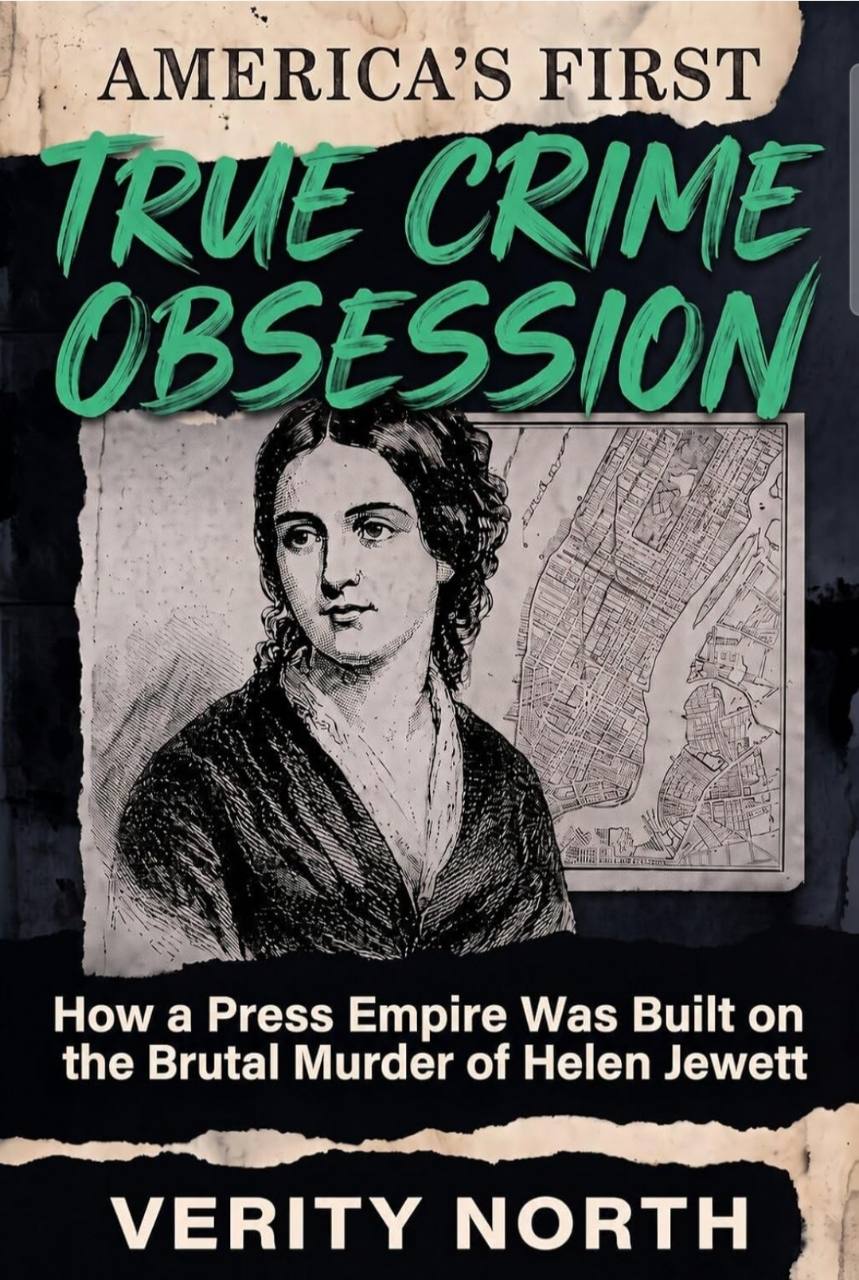America's First True Crime Obsession: How a Press Empire Was Built on the Brutal Murder of Helen Jewett book cover by Verity North