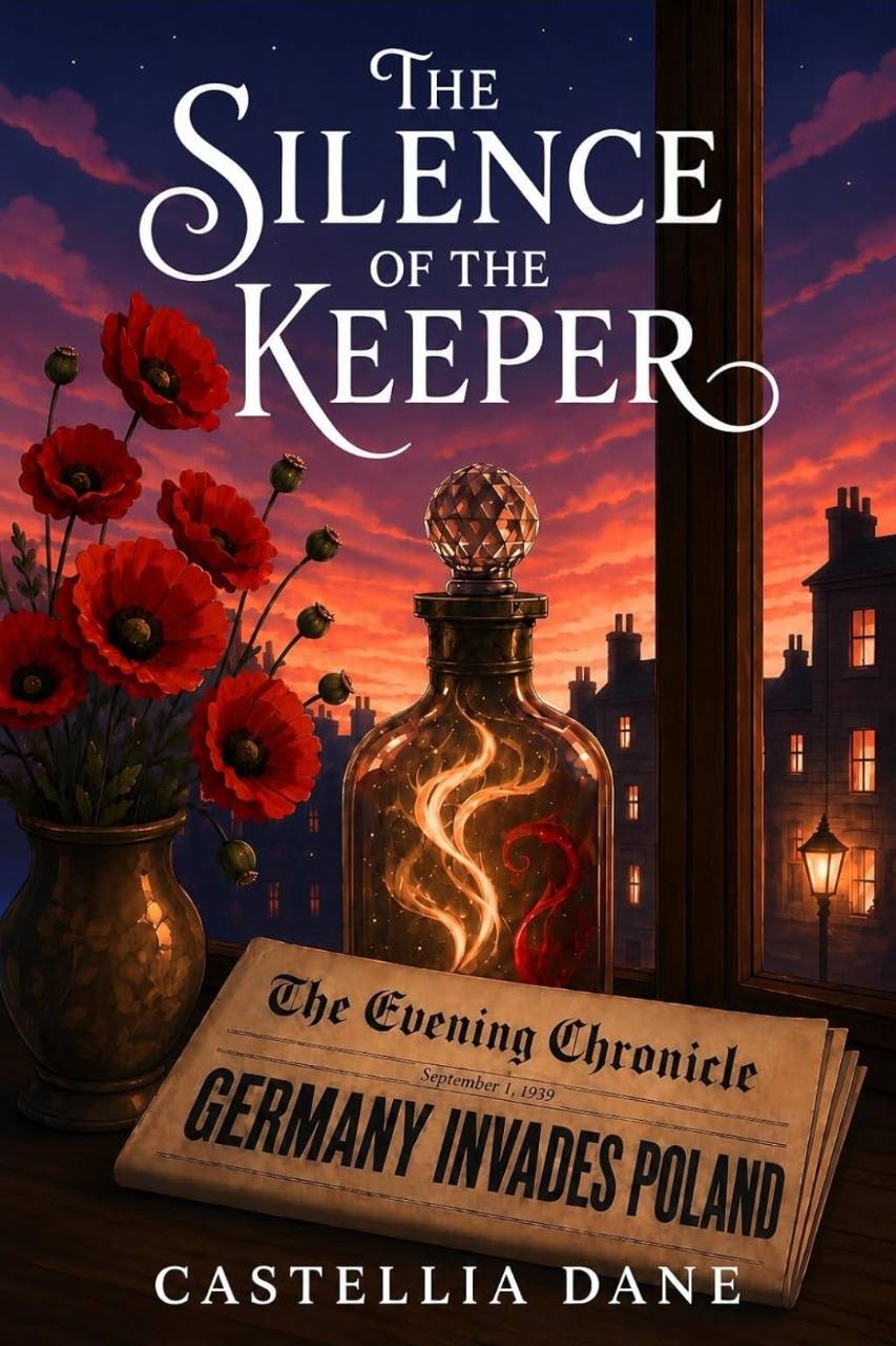 The Silence of the Keeper book cover by Castellia Dane