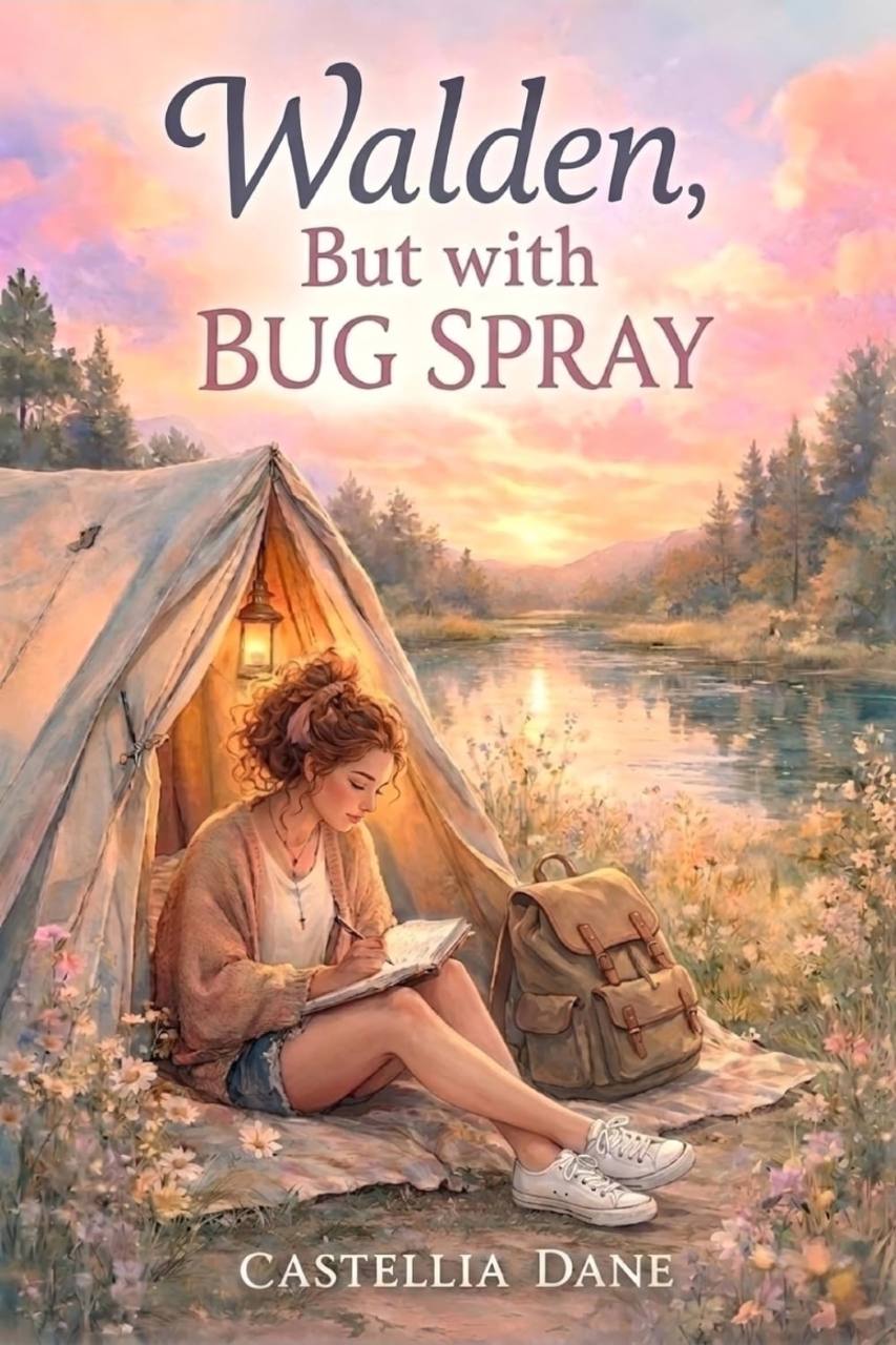 Walden, But With Bug Spray book cover by Castellia Dane